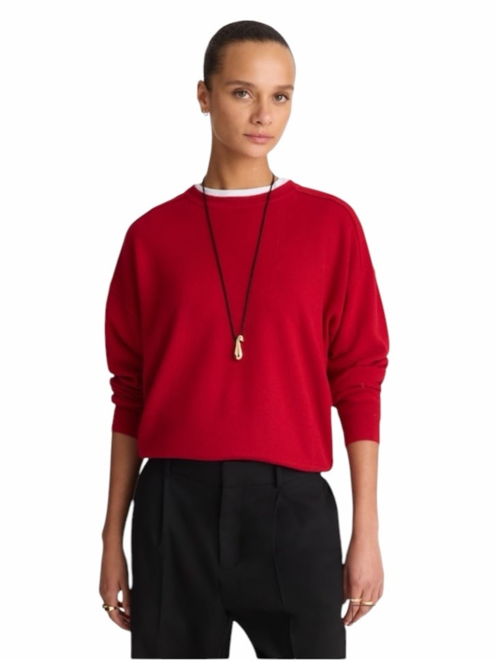 Madewell Red Crewneck Sweater